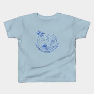 Summer and waves Kids T-Shirt